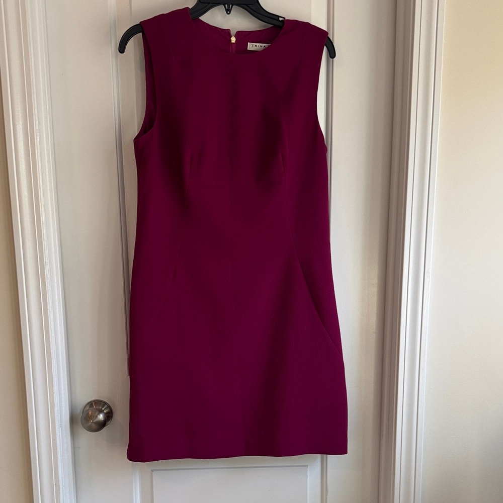 Trina Turk Sleeveless Fuchsia Mini Dress